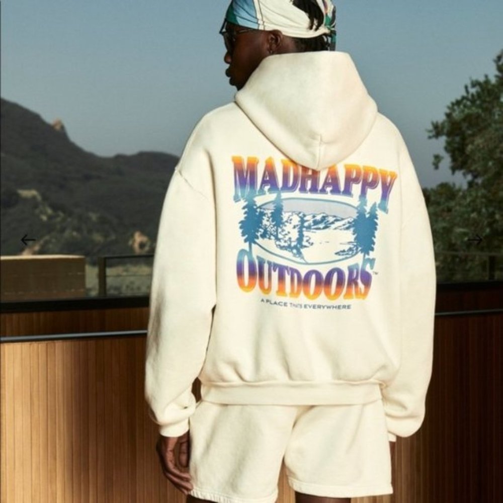 RARE MADHAPPY OUTDOORS SIDE POCKET HERITAGE HOODIE NWT